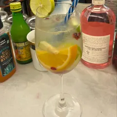 A beautiful Red Wine Sangria, loaded with fresh fruit. A classic and refreshing choice for any event.