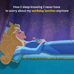 How I sleep knowing I never have to worry about my workday lunches anymore. With True Tiffins, you can rest easy like Sleeping Beauty.