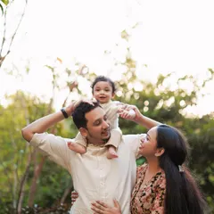 In-between moments of love are often the most beautiful. This candid outdoor family photo captures the natural, loving interactions that I look for during a lifestyle session.