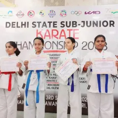 I am incredibly proud of my female students who won medals at the Delhi State Sub-Junior Championship. Their success is a testament to their hard work and the growing strength of women in karate.