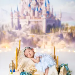 Every baby is a prince or princess. This fairytale castle theme is one of my favorites for creating a truly magical and dreamy portrait. I use custom backdrops and delicate props to build a fantasy world for your little one.