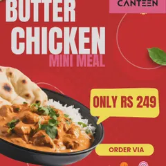 Our Butter Chicken Mini Meal is the perfect portion for one. You get our rich, creamy butter chicken served with steamed rice and a soft naan, making for a quick and satisfying meal.