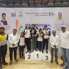 Our athletes standing proud on the podium at the Stairs National Games. Moments like these are a celebration of their discipline and determination.