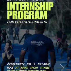 This is the official announcement for our Internship Program for Physiotherapists. It highlights the opportunity for a full-time role, which is a key feature of our career pathway. We are committed to investing in talent and building our team from within.