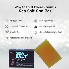 You can trust my Sea Salt Spa Bar because I prioritize safety and quality. It is paraben-free, cruelty-free, dermatologically tested, and FDA approved. Each bar is freshly prepared with no harsh chemicals.