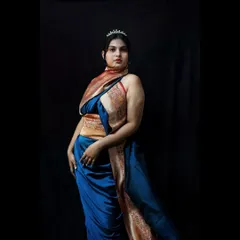 Taking a traditional piece and giving it a completely new life is my specialty. I transformed this beautiful Banarasi saree into a modern, chic halter-neck draped outfit. This is a great example of how we can restyle your existing wardrobe for a fresh, contemporary look.