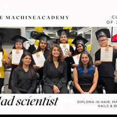 This is what success looks like. Our graduating class of 2025, holding their diplomas in hair, makeup, and nails. I am so proud to see them ready to start their professional careers in the beauty industry.