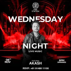 Midweek vibes and soulful tunes. Join us this Wednesday night for live music with Akash to unwind and groove.