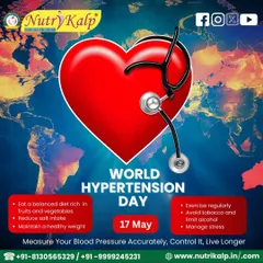 On World Hypertension Day, I urge everyone to measure their blood pressure accurately. A balanced diet, reduced salt, and regular exercise are key to controlling it.