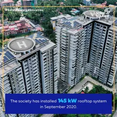 A closer look at the 145 kW rooftop solar system we installed for Maurishka Palace in September 2020. This project showcases our expertise in large-scale residential installations.