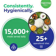 Scale with consistency is my promise. Serving over 15,000 meals daily across more than 25 operational sites requires robust systems, and I have perfected them to deliver the same high quality and hygiene standards, every single time.
