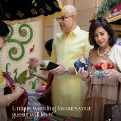 It's the guests who bring the magic! We love creating unique wedding favors and experiences that they will love, from custom perfumes to fun activities. This collage shows just a few of the ways we make sure everyone has an unforgettable time.
