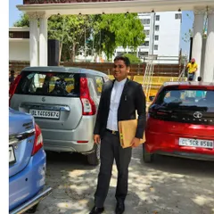 Arriving at Karkardooma Court (KKD) with case files in hand. My work as a property dispute lawyer often brings me here to handle real estate and civil suits.
