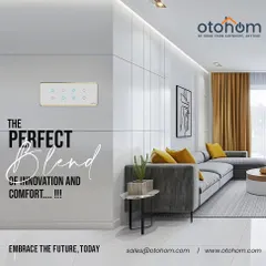 We believe technology should enhance your home's aesthetic, not complicate it. This living room shows how our sleek, modern touch switches blend perfectly into a sophisticated interior design, offering both innovation and comfort.