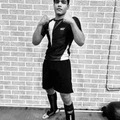 Ayan Akef Siddiqi, our U18 Asian MMA Champion, ready for training. Champions are not born; they are built here through relentless effort and a warrior mindset.