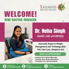 We are proud to have experts like Dr. Neha Singh on our team, who specializes in Trichology. She addresses the internal causes of hair fall (khalitya) and premature graying (palitya), moving beyond superficial solutions to provide lasting hair restoration.