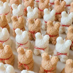 Another angle of the Rose Bear candles, showing the sheer number of them in a bulk order.