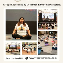 More moments from my collaboration with Phoenix Marketcity, where I guided participants through yoga flows on a large screen to ensure everyone could follow along, even in a large crowd.