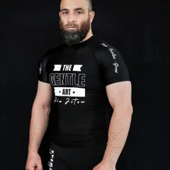 A portrait of our BJJ coach, Syed Rufaid Qadri. He embodies "The Gentle Art" with formidable skill.