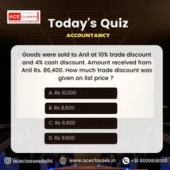Test your accountancy skills with our daily quiz. This question challenges your understanding of trade and cash discounts.