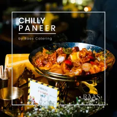 A classic Indo-Chinese favorite, my Chilly Paneer is cooked live with soft paneer cubes, crunchy onions, and bell peppers tossed in a tangy and spicy sauce. It's a perfect appetizer or side dish.