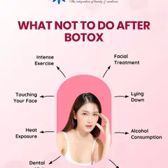 Getting the best results from Botox also depends on what you do after the treatment. This guide shows the key things to avoid, such as intense exercise, heat exposure, and alcohol consumption, to ensure the treatment settles properly and effectively.
