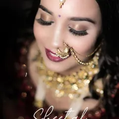 A beautiful and serene portrait of the bride, her face gently tilted down. The image is personalized with her name and a heartfelt message, making it a wonderful memory.