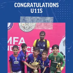 Congratulations to our U11s and their Head Coach Shoeb Sayed for winning the MFA Independence Cup in their age category.