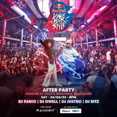 The official after-party for the Red Bull Dance Your Style South India qualifiers. I was honored to spin alongside some of the finest hip hop DJs for this major dance event.