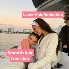 What do you get when you combine laser hair reduction with your skin? A lifetime of smooth, hair-free confidence. It's a match made in heaven.
