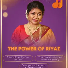 The power of 'Riyaz' (practice) is at the core of our philosophy. True progress begins with consistency, helping you build not just your voice, but also your focus and inner strength.