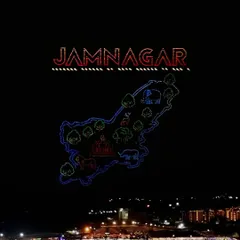 We put Jamnagar on the map, literally. This drone formation, part of the Ambani pre-wedding show, showcases our ability to create hyper-local and geographically specific content for major events.