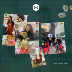 More moments captured during our training sessions. Each picture shows a different aspect of the learning process, whether it's a group discussion or a student focused on their pour.
