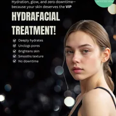 The Hydrafacial treatment is a VIP experience for your skin, offering deep hydration, pore cleansing, and brightening with zero downtime. It is the perfect way to achieve an instant glow.