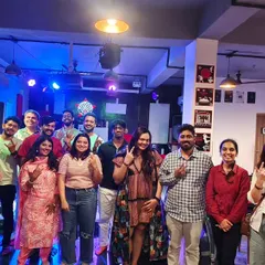 The happy crew from "Rock The Stage - Edition 144". The energy in the room is always electric when our community comes together to share their art.