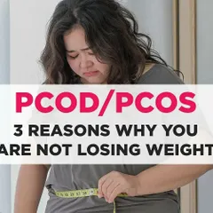 If you have PCOD or PCOS and are struggling to lose weight, this post is for you. I address the common reasons why weight loss can be difficult with these conditions.