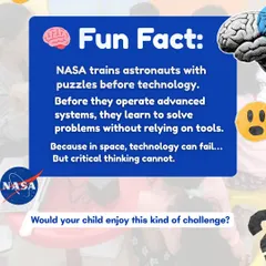 Critical thinking is the ultimate tool. Just as NASA trains astronauts with puzzles before technology, we build your child's problem-solving brain first. This foundational skill is essential because technology can fail, but thinking cannot.