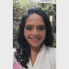 This image demonstrates how lighting can affect makeup. Whether in natural light or studio light, my goal is to ensure the makeover looks flawless and skin-like, making the client feel confident. This was for a jewelry shoot.