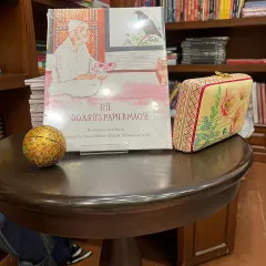 A quiet moment with "The Naqqashi’s Papier Mache" after a wonderful book reading session. It's always a joy to see my stories find a home in libraries and in the hands of curious children.