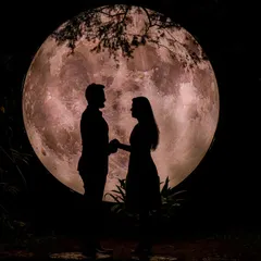 Creating iconic, romantic silhouettes is one of my specialties. Using a large moon prop, I can craft these timeless images that focus purely on your connection, making for a truly memorable engagement photo.