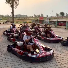 Racing is always better with your squad. We've got a whole fleet of karts ready for you and your friends to line up and finally decide who's the fastest of the group.