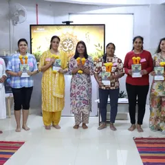 The graduating class of our Batch-2 Meditation Teacher Training Program. These newly certified teachers are now equipped to guide others on a journey of inner peace and self-discovery.
