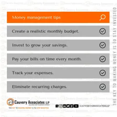 Here are five simple but effective money management tips. Creating a budget, investing your savings, paying bills on time, tracking expenses, and eliminating recurring charges are foundational steps to financial health.