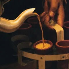 What's a baithak without some hot chai? It's these small things that help break down the walls and make everyone feel at home. We serve it fresh and hot, just like the music.