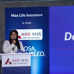 Hosting the unveiling ceremony of Axis Max Life Insurance, celebrating a major partnership in the insurance sector.