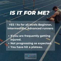 Is this program for you? Yes, if you are a beginner, intermediate, or advanced runner who gets frequently injured, is not progressing as expected, or has hit a plateau.