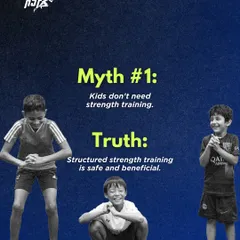 Myth #1: Kids don't need strength training. Truth: Structured, age-appropriate strength training is not only safe but incredibly beneficial for building a foundation of coordination, resilience, and confidence.