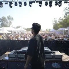 A shot from my set at Sunburn Reload Holi in Jammu. Playing for a festival brand like Sunburn is always a milestone.