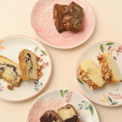 A beautiful spread of our different tea cake slices. Soft, rich, and packed with flavor, these are perfect for an afternoon treat.