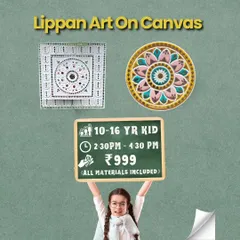 I'm excited to offer this Lippan Art workshop, especially for kids and teens. This traditional mud and mirror art from Gujarat is a wonderful way for youngsters to connect with Indian culture and create something beautiful.